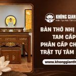 Bàn thờ nhị cấp, tam cấp