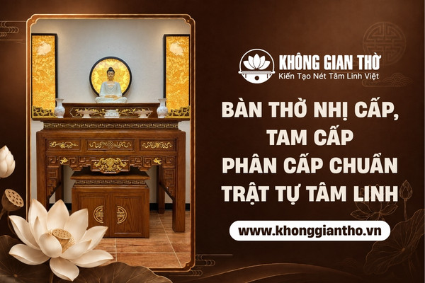 Bàn thờ nhị cấp, tam cấp