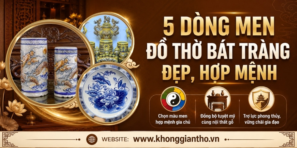 Dòng men đồ thờ Bát Tràng