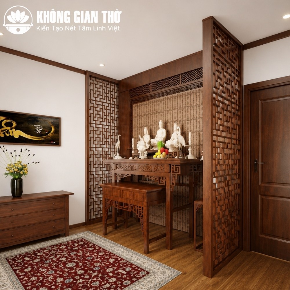 Bàn thờ gỗ chất lượng