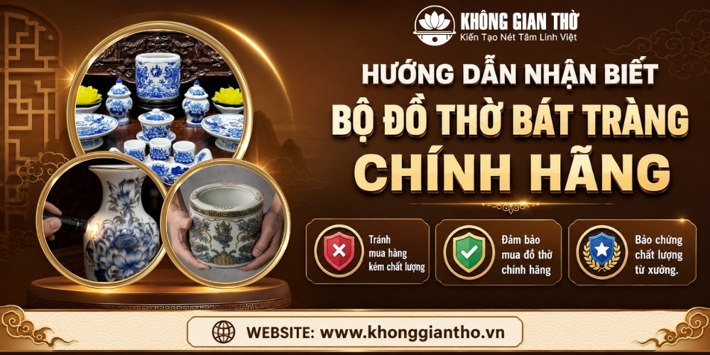 Phân biệt đồ thờ gốm Bát Tràng chính hãng
